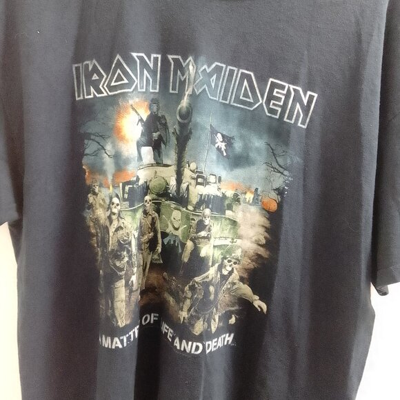 Hanes, Heavyweight, Iron Maiden, Short Sleeved T-Shirt - Picture 3 of 5